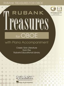 RUBANK RUBANK Treasures For Oboe Book With Online Audio