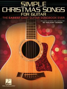 HAL LEONARD SIMPLE Christmas Songs The Easiest Easy Guitar Songbook Ever