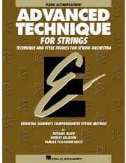 HAL LEONARD ESSENTIAL Elemetns Advanced Technique For Strings For Piano Accompaniment