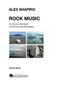 HAL LEONARD ROCK Music Concert Band Score & Parts Grade 2.5 By Alex Shapiro