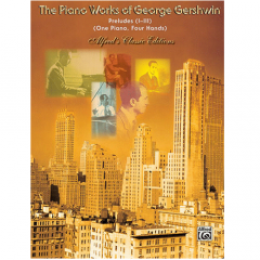 WARNER PUBLICATIONS 3 Preludes By Gershwin Arranged For Piano Duet By Stone