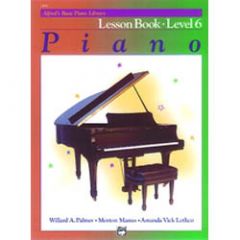 ALFRED ALFRED'S Basic Piano Library Piano Lesson Book Level 6