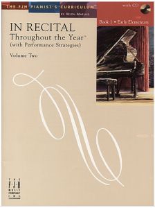 FJH MUSIC COMPANY IN Recital Throughout The Year Volume Two Book 1 With Cd