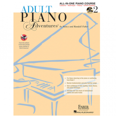 FABER ADULT Piano Adventures All-in-one Lesson Book 2 With Cd/dvd/online Support