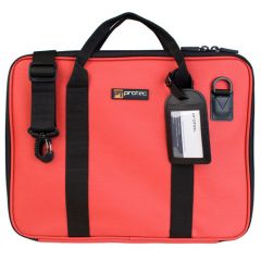 PROTEC P5RX Music Portfolio Bag With Shoulder Strap, Red