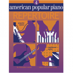 NOVUS VIA MUSIC CHRISTOPHER Norton American Popular Piano Repertoire Level 4 Cd Included