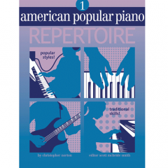 NOVUS VIA MUSIC CHRISTOPHER Norton American Popular Piano Repertoire Level 1 Cd Included