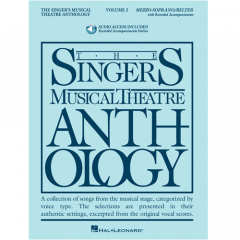 HAL LEONARD THE Singer's Musical Theatre Anthology Volume 2 Mezzo Sop/belter Book W/2cds