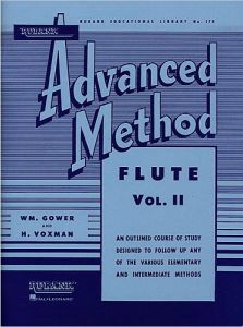 RUBANK RUBANK Advanced Method Flute Volume 2 By Howard Voxman & William Gower