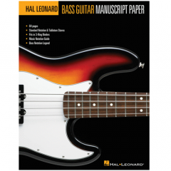HAL LEONARD HAL Leonard Bass Guitar Manuscript Paper