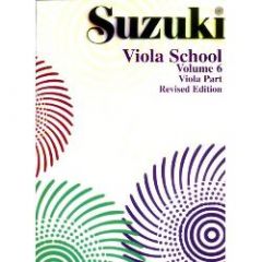 SUZUKI VIOLA School Viola Part Volume 6 International Edition