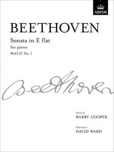 ABRSM PUBLISHING BEETHOVEN Sonata In E Flat Woo 47 No 1 For Piano