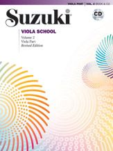 SUZUKI VIOLA School Volume 2 Viola Part Book & Cd International Edition