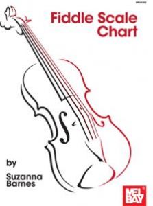 MEL BAY FIDDLE Scale Chart By Suzanna Barnes