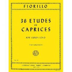 INTERNATIONAL MUSIC FIORILLO 36 Etudes Or Caprices For Violin Edtied By Galamian
