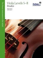 ROYAL CONSERVATORY RCM Viola Series 2013 Edition Viola Etudes Levels 5-8