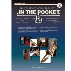 CARL FISCHER IMPROVISING & Soloing In The Pocket B Flat Instruments Book & Dvd