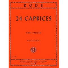 INTERNATIONAL MUSIC RODE 24 Caprices For Violin Edited By Ivan Galamian