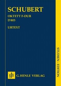HENLE SCHUBERT Oktett F Dur D803 Henle Study Score