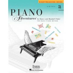 FABER PIANO Adventures Sightreading Book Level 3a By Nancy & Randall Faber