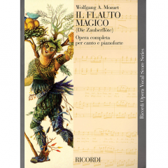 RICORDI MOZART The Magic Flute (die Zauberflote) Vocal Score German/italian