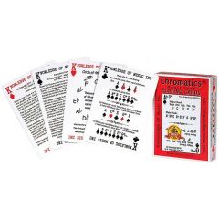 KNOWLEDGE OF MUSIC CHROMATICS Music Playing Cards