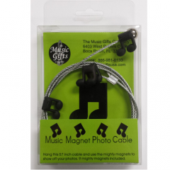 THE MUSIC GIFTS CO. MUSIC Magnet Photo Cable With 9 Magnets