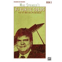 ALFRED MIKE Springer's Favorite Solos Book 3 For Intermediate/late Intermediate