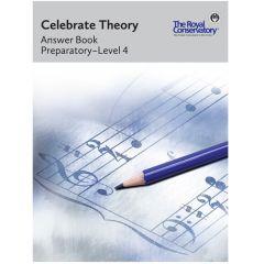 ROYAL CONSERVATORY RCM Celebrate Theory Answer Book Preparatory To Grade 4