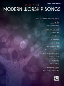ALFRED 2016 Modern Worship Songs For Piano/vocal/guitar