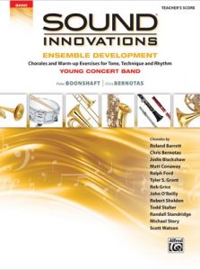ALFRED SOUND Innovations Ensemble Development Young Concert Band Teacher's Score