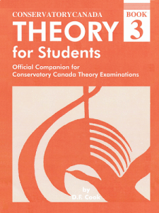 NOVUS VIA MUSIC CONSERVATORY Canada Theory For Students Level 3