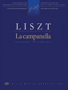 EDITIO MUSICA BUDAPE LISZT La Campanella For Piano Solo (with Preface & Critical Notes)