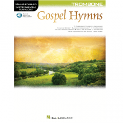 HAL LEONARD GOSPEL Hymns For Trombone Instrumental Play-along W/ Audio Access