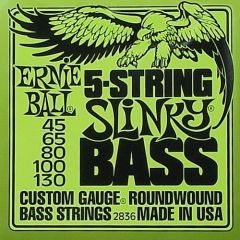 ERNIE BALL SLINKY Round Wound 5-string Bass Strings 45-130 Regular