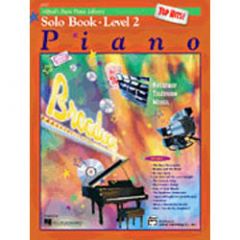 ALFRED ALFRED'S Basic Piano Library Piano Top Hits Solo Book Level 2
