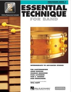 HAL LEONARD ESSENTIAL Technique For Band Percussion Book 3