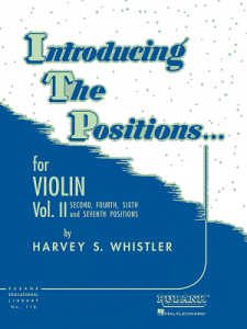 RUBANK INTRODUCING The Positions For Violin Vol Ii