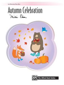 ALFRED AUTUMN Celebration Sheet Music By Millie Eben For Piano Duet,1 Piano 4 Hands