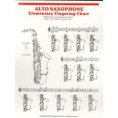 MUSIC TREASURES CO. ALTO Sax Fingering Chart