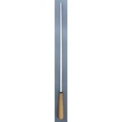 MAESTRO BATONS TR7B 14-inch White Wood Shaft Baton With Tapered Cork Handle