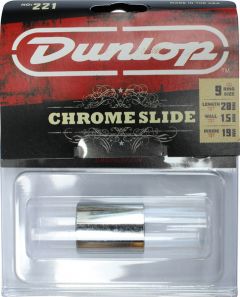 DUNLOP JD221 Medium-knuckle Chromed Steel Slide