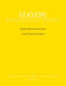 BARENREITER HAYDN Late Piano Sonatas Urtext Edition