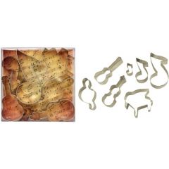 AIM GIFTS MUSIC Instrument Cookie Cutters Set