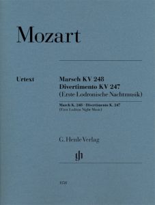 HENLE MOZART March K.248 Divertimento K.247 For Chamber Music With Miscellaneous