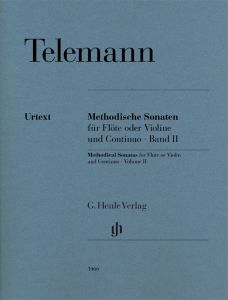 HENLE TELEMANN Methodical Sonatas For Flute Or Violin & Continuo Volume 2