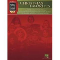 HAL LEONARD SING With The Choir Christmas Favorites Cd Included