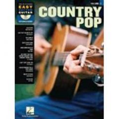 HAL LEONARD EASY Rhythm Guitar Country Pop Play Along Cd Included