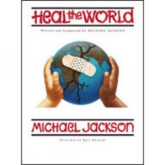 ALFRED HEAL The World Recorded By Michael Jackson For Piano Vocal Guitar