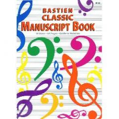 BASTIEN PIANO BASTIEN Classic Manuscript Book
